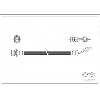 Flexible de frein CORTECO OEM 9008094178