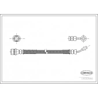 Flexible de frein CORTECO OEM 5873107000