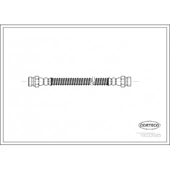 Flexible de frein CORTECO OEM 587371C000