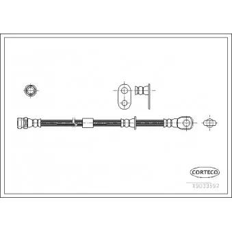 Flexible de frein CORTECO OEM MR955461