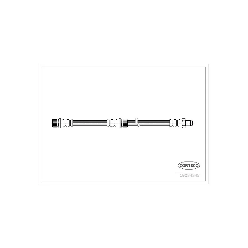 Flexible de frein CORTECO 19034345 - Visuel 1