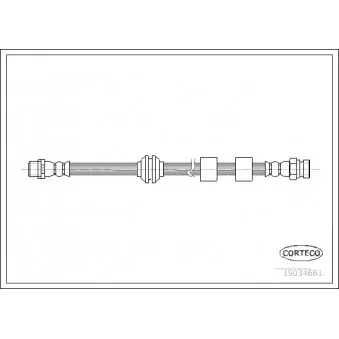 Flexible de frein CORTECO OEM 1304007