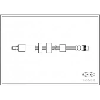 Flexible de frein CORTECO OEM BSG 70-730-021