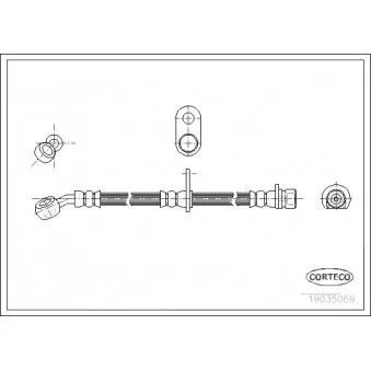 Flexible de frein CORTECO OEM 01466S04900