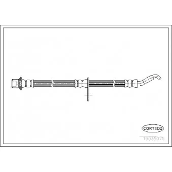 CORTECO 19035075 - Flexible de frein