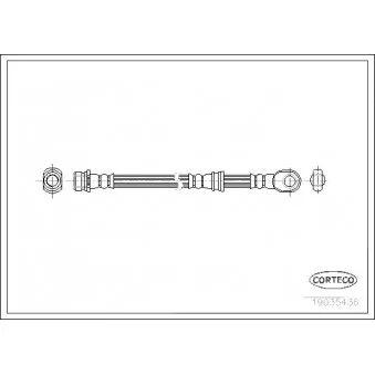 Flexible de frein CORTECO OEM 4650A307
