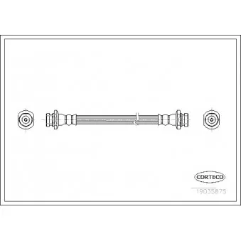 Flexible de frein CORTECO OEM 5157083