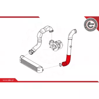 Gaine de suralimentation ESEN SKV OEM 11617797699
