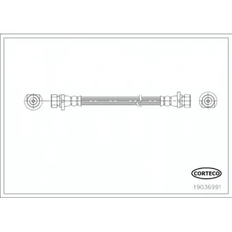 Flexible de frein CORTECO OEM 01466TF0000