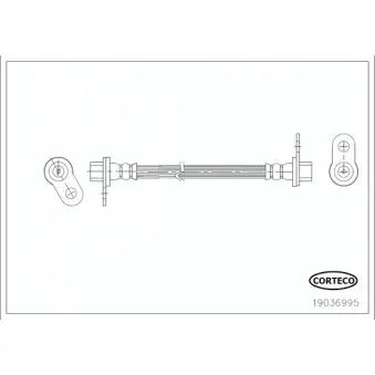 Flexible de frein CORTECO OEM 4650B626