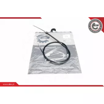 Tirette à câble, frein de stationnement arrière gauche ESEN SKV OEM 6N0609721B