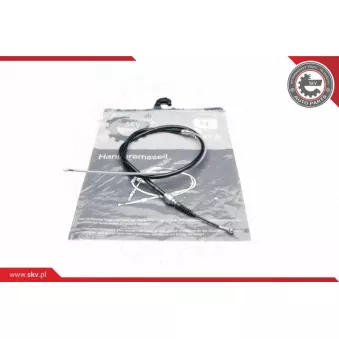 Tirette à câble, frein de stationnement arrière gauche ESEN SKV OEM 6Q0609721G