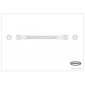 Flexible de frein CORTECO OEM 1Q0611775A