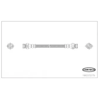 Flexible de frein arrière droit CORTECO OEM 587380x100