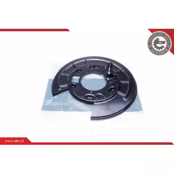 Déflecteur, disque de frein arrière droit METZGER 6115180