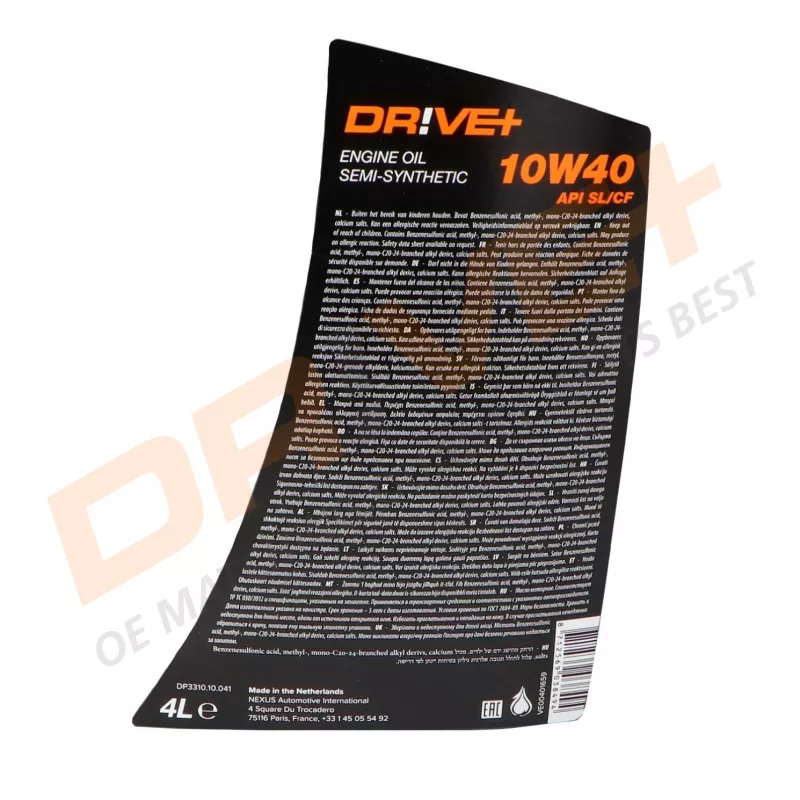 Huile moteur Dr!ve+ DP3310.10.041 - Visuel 2