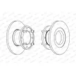 FERODO DDF006 - Jeu de 2 disques de frein avant
