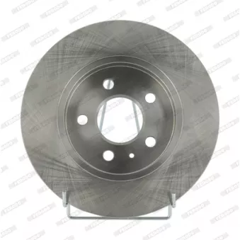 Jeu de 2 disques de frein arrière FERODO OEM 8E0615601M