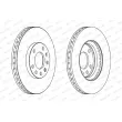 FERODO DDF1644 - Jeu de 2 disques de frein avant