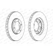 FERODO DDF1685 - Jeu de 2 disques de frein avant