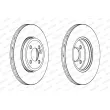 FERODO DDF1711 - Jeu de 2 disques de frein avant