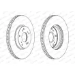 FERODO DDF1775 - Jeu de 2 disques de frein avant