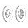 FERODO DDF1902 - Jeu de 2 disques de frein avant