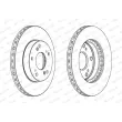 FERODO DDF1939 - Jeu de 2 disques de frein avant