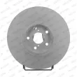 FERODO DDF2498RC-1 - Jeu de 2 disques de frein avant