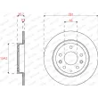 FERODO DDF2823C - Jeu de 2 disques de frein arrière