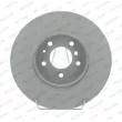 FERODO DDF553 - Jeu de 2 disques de frein arrière