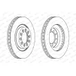FERODO DDF568 - Jeu de 2 disques de frein avant