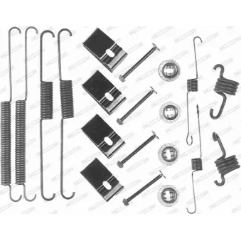 Kit d'accessoires, mâchoire de frein QUICK BRAKE 105-0676