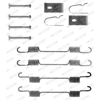 FERODO FBA14 - Kit d'accessoires, mâchoire de frein