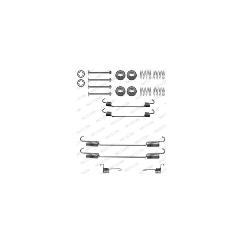 Kit d'accessoires, mâchoire de frein FERODO FBA204 - Visuel 1