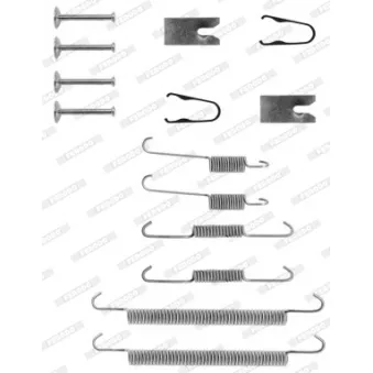 Kit d'accessoires, mâchoire de frein METZGER 105-0771