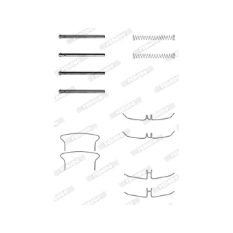 Kit d'accessoires, plaquette de frein à disque FERODO FBA421