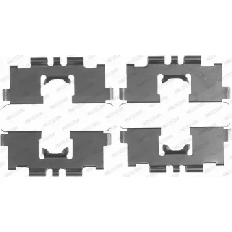 FERODO FBA471 - Kit d'accessoires, plaquette de frein à disque