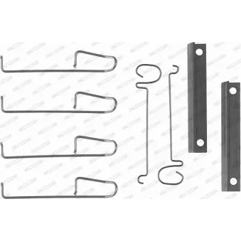 FERODO FBA473 - Kit d'accessoires, plaquette de frein à disque