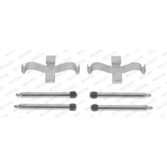 Kit d'accessoires, plaquette de frein à disque FERODO FBA476