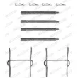 FERODO FBA518 - Kit d'accessoires, plaquette de frein à disque