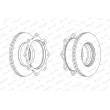 Jeu de 2 disques de frein arrière FERODO [FCR142A]