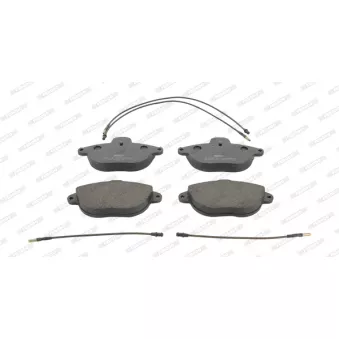 Jeu de 4 plaquettes de frein avant FERODO OEM 425293