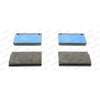 Jeu de 4 plaquettes de frein arrière FERODO FDB1296