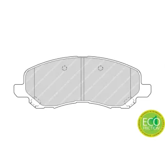 Plaquette De Frein Avant Blue Print ADC44264 - Compatible Dodge, Mitsubishi, Jeep, Peugeot