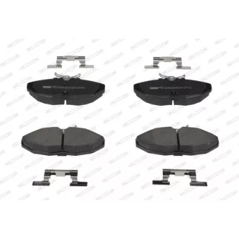 Jeu de 4 plaquettes de frein arrière FERODO OEM C2C8342
