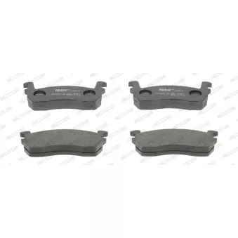 Jeu de 4 plaquettes de frein avant FERODO OEM DA06005B25