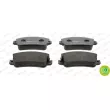 FERODO FDB351 - Jeu de 4 plaquettes de frein avant