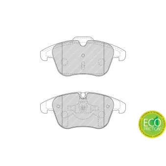 Jeu de 4 plaquettes de frein avant FERODO [FDB4160]