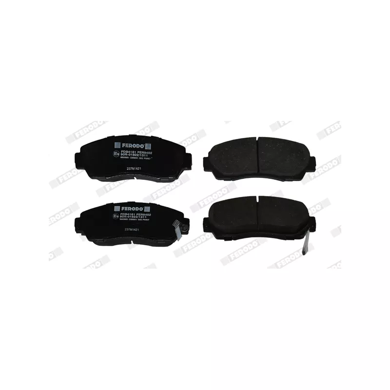 Jeu de 4 plaquettes de frein avant FERODO FDB4161 - Visuel 2